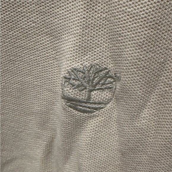 Timberland Men’s Cream Polo Size Large - Picture 3 of 5